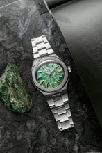 Load image into Gallery viewer, Nivada Grenchen F77 Stainless Steel Green Aventurine MK2 - 38mm