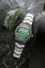 Load image into Gallery viewer, Nivada Grenchen F77 Stainless Steel Green Aventurine MK2 - 38mm