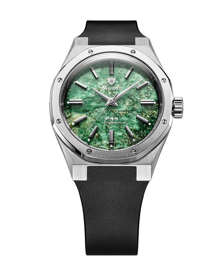 Nivada Grenchen F77 Stainless Steel Green Aventurine MK2 - 38mm