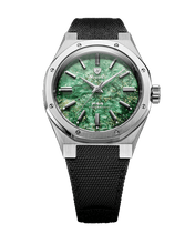 Load image into Gallery viewer, Nivada Grenchen F77 Stainless Steel Green Aventurine MK2 - 38mm