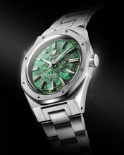 Load image into Gallery viewer, Nivada Grenchen F77 Stainless Steel Green Aventurine MK2 - 38mm