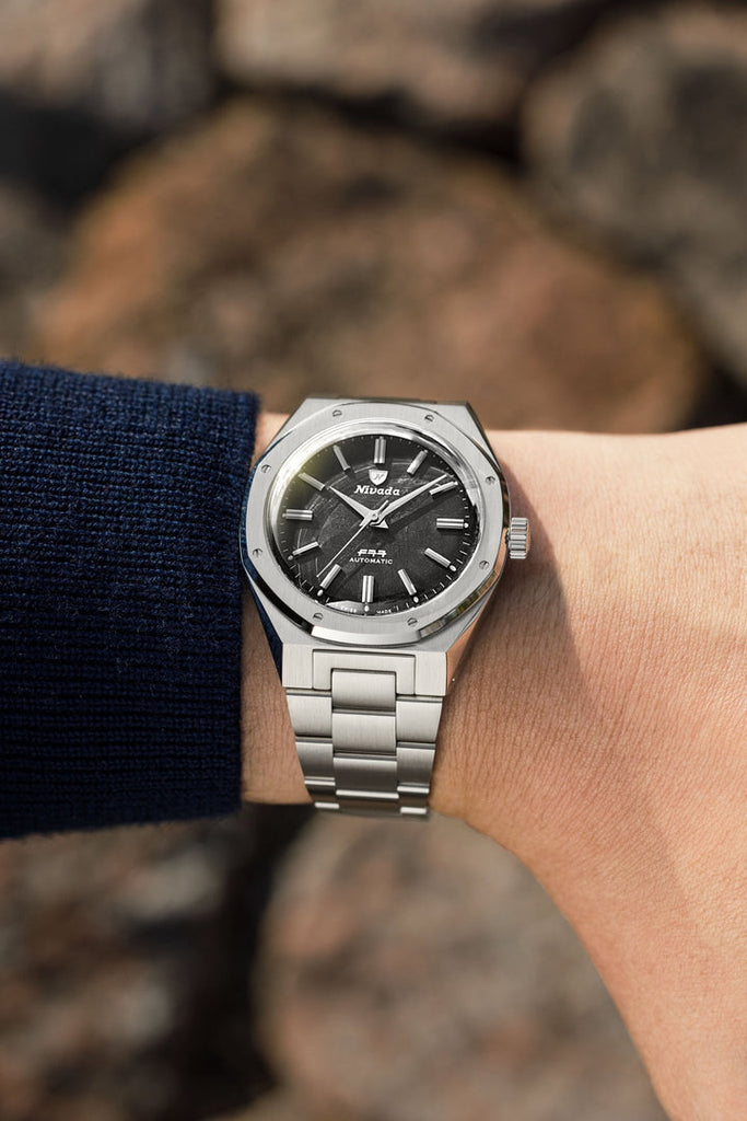 Nivada Grenchen F77 Stainless Steel Meteorite MK2 - 38mm