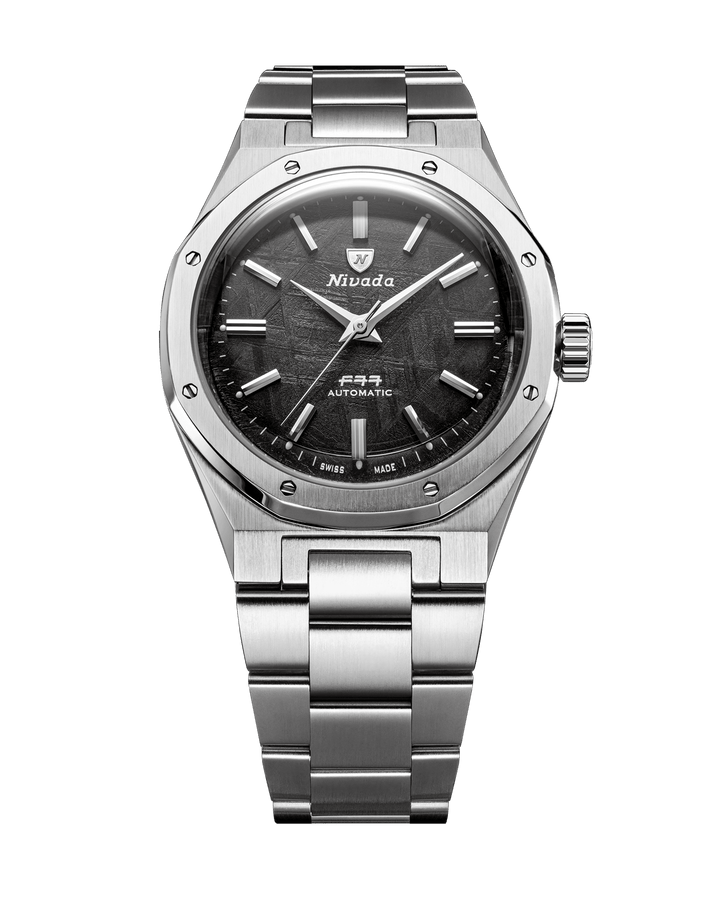 Nivada Grenchen F77 Stainless Steel Meteorite MK2 - 38mm