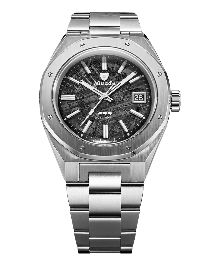 Nivada Grenchen F77 Stainless Steel Meteorite MK2 - 41mm
