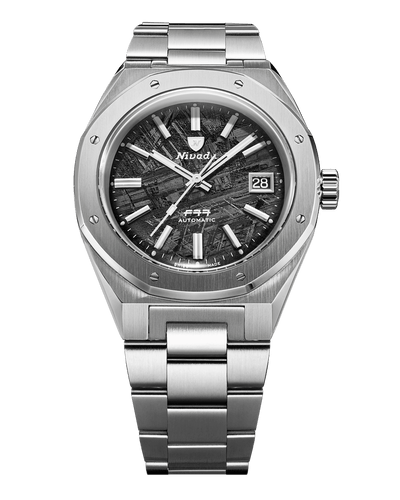 Nivada Grenchen F77 Stainless Steel Meteorite MK2 - 41mm