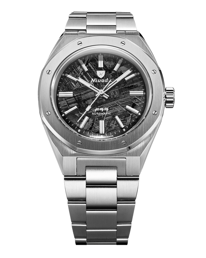 Nivada Grenchen F77 Stainless Steel Meteorite MK2 - 41mm