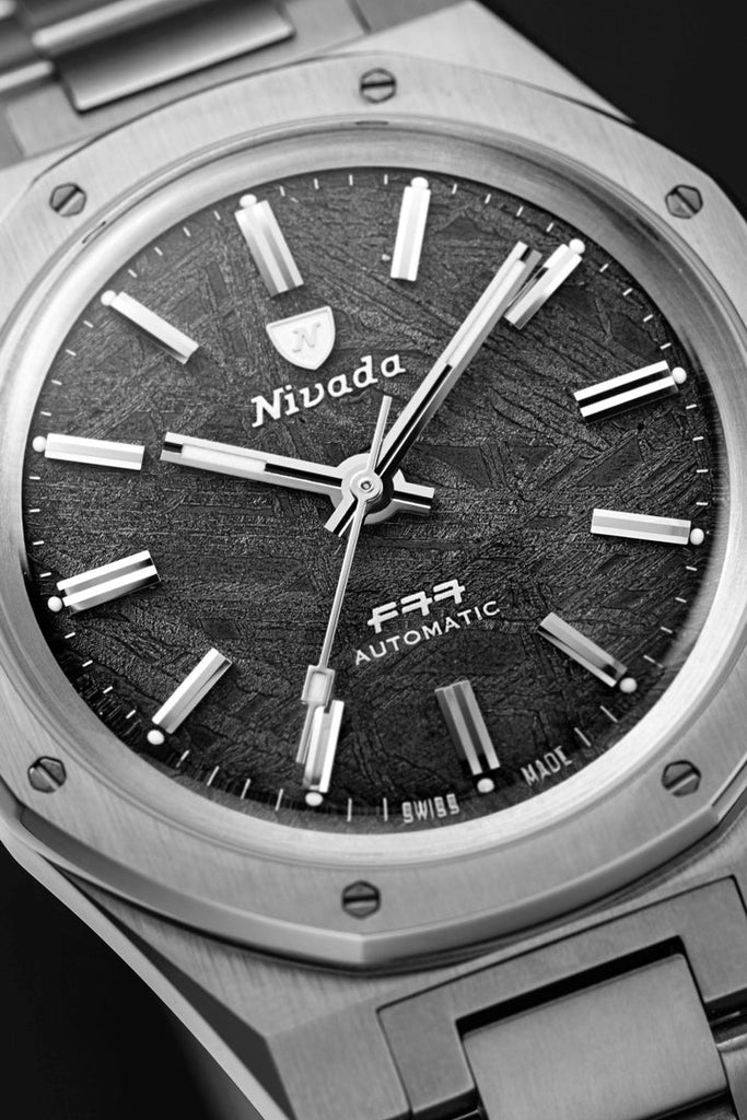 Nivada Grenchen F77 Stainless Steel Meteorite MK2 - 41mm