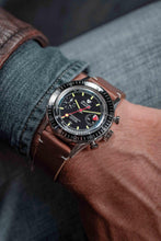 Load image into Gallery viewer, Nivada Grenchen Chronomaster Lollipop - Manual on Black Tropic Strap