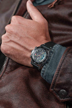 Load image into Gallery viewer, Nivada Grenchen Chronomaster Lollipop - Manual on Black Tropic Strap