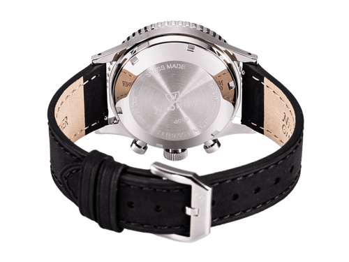 Nivada Grenchen Chronomaster Lollipop - Manual on Black Tropic Strap