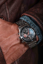Load image into Gallery viewer, Nivada Grenchen Chronomaster White Orange Boy - Manual on Bracelet