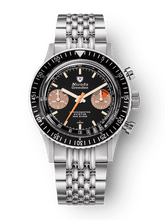 Load image into Gallery viewer, Nivada Grenchen Chronomaster White Orange Boy - Manual on Bracelet
