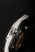 Load image into Gallery viewer, Nivada Grenchen Super Antarctic - Yellow on Brown Leather White Stitches