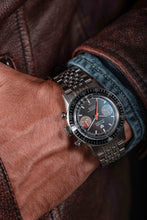 Load image into Gallery viewer, Nivada Grenchen Chronomaster White Orange Boy - Manual on Bracelet