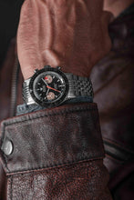 Load image into Gallery viewer, Nivada Grenchen Chronomaster White Orange Boy - Manual on Bracelet