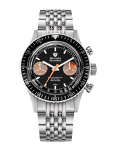 Load image into Gallery viewer, Nivada Grenchen Chronomaster White Orange Boy - Manual on Bracelet