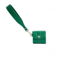 Load image into Gallery viewer, Wolf Mimi Earpods Case with Wristlet Green