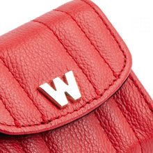 Load image into Gallery viewer, Wolf Mimi Earpods Case with Wristlet Red