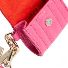Load image into Gallery viewer, Wolf Mimi Earpods Case with Wristlet Pink