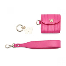 Load image into Gallery viewer, Wolf Mimi Earpods Case with Wristlet Pink