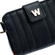 Load image into Gallery viewer, Wolf Mimi Credit Card Holder with Wristlet Black
