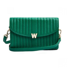 Load image into Gallery viewer, Wolf Mimi Crossbody Bag with Wristlet Green