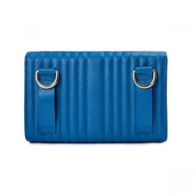 Load image into Gallery viewer, Wolf Mimi Crossbody Bag with Wristlet Blue