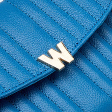 Load image into Gallery viewer, Wolf Mimi Crossbody Bag with Wristlet Blue