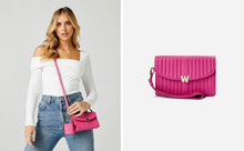 Load image into Gallery viewer, Wolf Mimi Crossbody Bag with Wristlet Pink