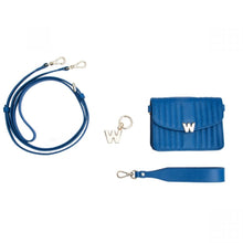 Load image into Gallery viewer, Wolf Mimi Mini Bag with Wristlet &amp; Lanyard Blue