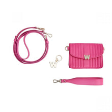 Load image into Gallery viewer, Wolf Mimi Mini Bag with Wristlet &amp; Lanyard Pink