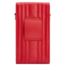 Load image into Gallery viewer, Wolf Mimi Phone Case with Wristlet &amp; Lanyard Red