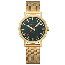 Load image into Gallery viewer, Mondaine Official Swiss Railways Classic Forest Green Mesh 36mm Watch