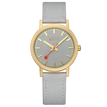 Load image into Gallery viewer, Mondaine Official Swiss Railways Classic Good Grey Textile 36mm Watch