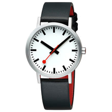 Load image into Gallery viewer, Mondaine Official Swiss Railways Classic 40mm Vegan Grape Leather Watch