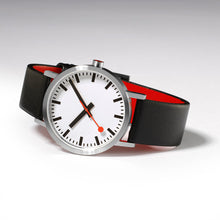 Load image into Gallery viewer, Mondaine Official Swiss Railways Classic 40mm Vegan Grape Leather Watch