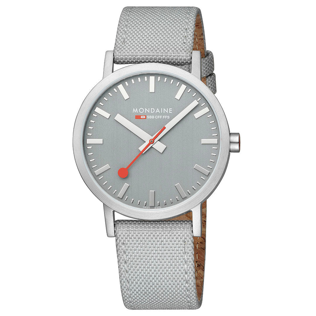 Mondaine Official Swiss Railways Classic Grey 40mm Watch