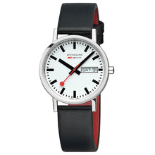 Load image into Gallery viewer, Mondaine Official Swiss Railways Classic DayDate Vegan Grape Leather Watch