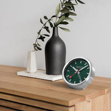 Load image into Gallery viewer, Mondaine Official Swiss Railways Green Alarm Clock