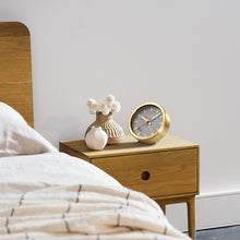 Load image into Gallery viewer, Mondaine Official Swiss Railways Good Grey Alarm Clock 125mm