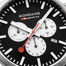 Load image into Gallery viewer, Mondaine Official Swiss Railways Neo Chronograph Super-LumiNova® 41mm Watch