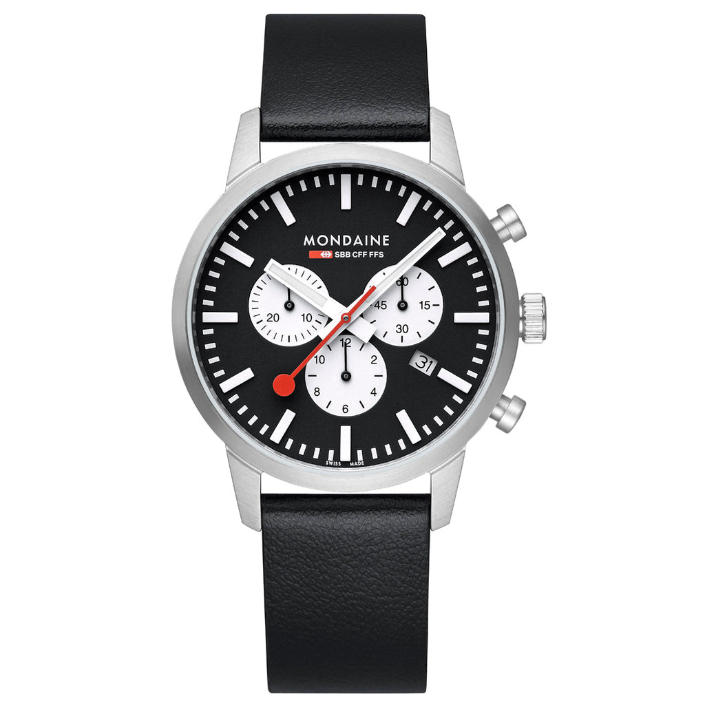 Mondaine Official Swiss Railways Neo Chronograph Super-LumiNova® 41mm Watch