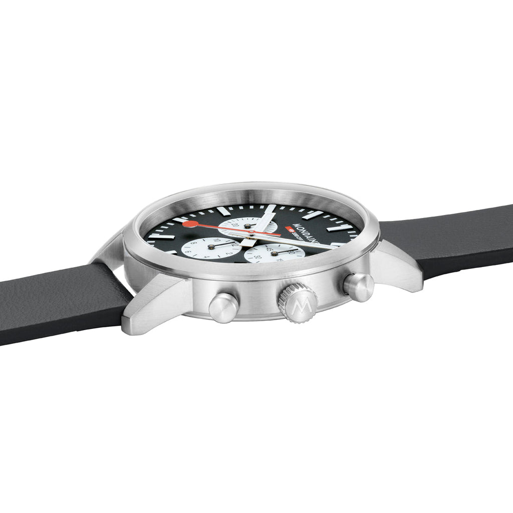 Mondaine Official Swiss Railways Neo Chronograph Super-LumiNova® 41mm Watch