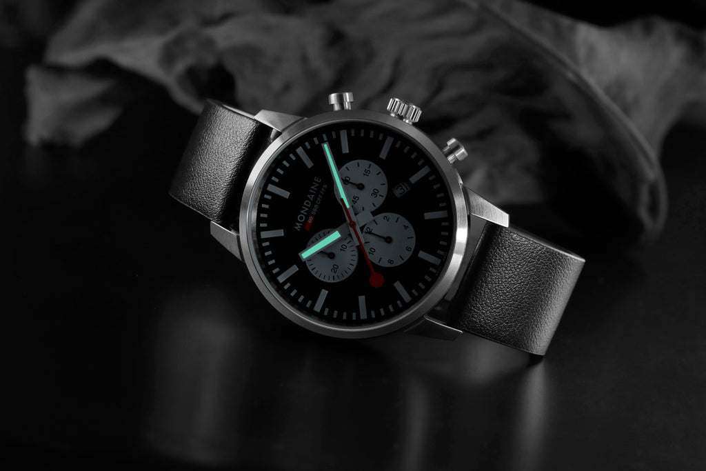 Mondaine Official Swiss Railways Neo Chronograph Super-LumiNova® 41mm Watch