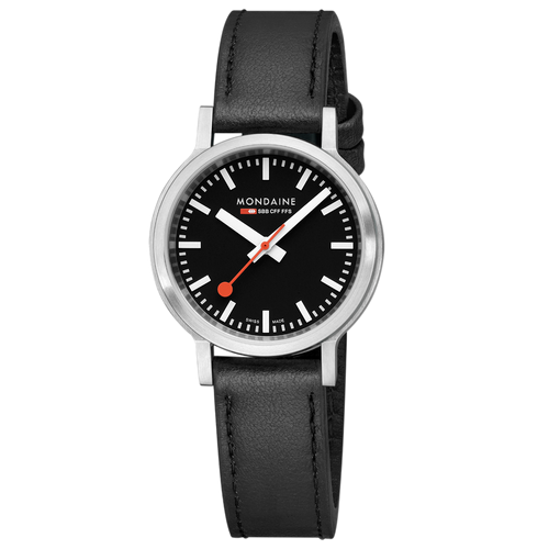 Mondaine Official Swiss Railways Stop2Go Automatic Super-LumiNova® 34mm Watch