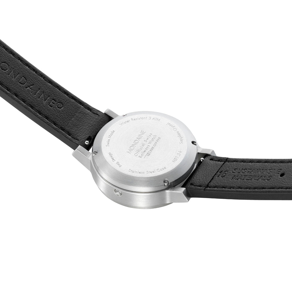 Mondaine Official Swiss Railways Stop2Go Automatic Super-LumiNova® 34mm Watch