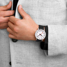 Load image into Gallery viewer, Mondaine Official Swiss Railways Stop2Go Automatic BackLight 41mm Watch