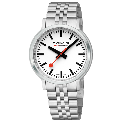 Mondaine Official Swiss Railways Stop2Go BackLight 41mm Watch